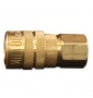 1/4" Milton Style Female thread x Female QD Fitting
