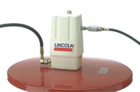 50:1 Lincoln Series 20 grease pump package for stationary piped system use out of 55 gallon drum