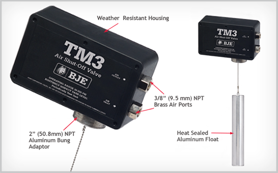 Pneumatic High Level Shut Off Valve