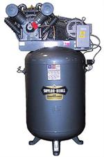 2-Stage Electric Air Compressor-5 HP High Volume, 120 Gal Tank