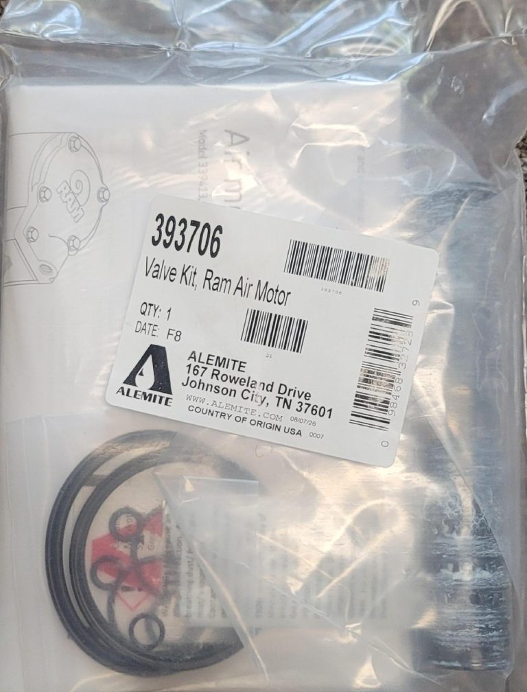 Alemite Ram Pump Air Motor Rebuild Kit - 393706